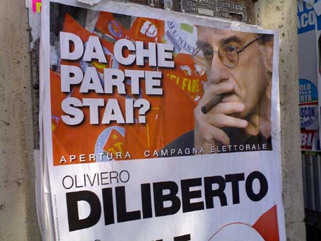 Da che parte sta Oliviero Diliberto? La risposta è una sola: con i Gom