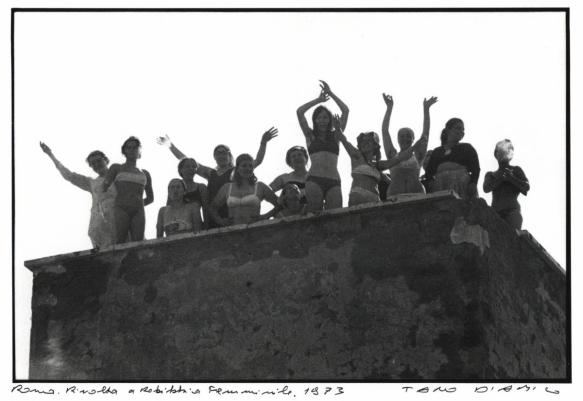 Rebibbia femminile in rivolta, 1973 - foto Tano D'Amico